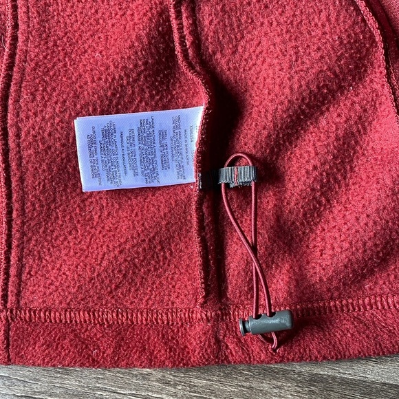 Columbia Men's Deep Red Full Zip Fleece Sweater Size S - Picture 7 of 7